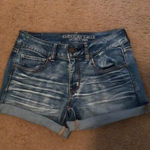 Denim shorts